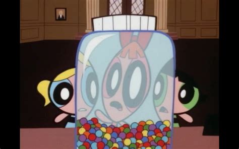 Blossom, Bubbles and Buttercup from the Powerpuff Girls episode, Candy ...