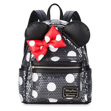 Disney Minnie Mouse Sequined Mini Backpack By Loungefly New With Tags