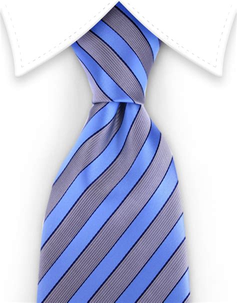 Light Blue And Silver Striped Tie Gentlemanjoe