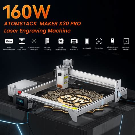 Atomstack X Pro W Laser Engraver With F Pro Air Assist System