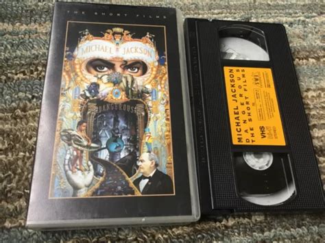 Michael Jackson Dangerous The Short Films Vhs Video Tape