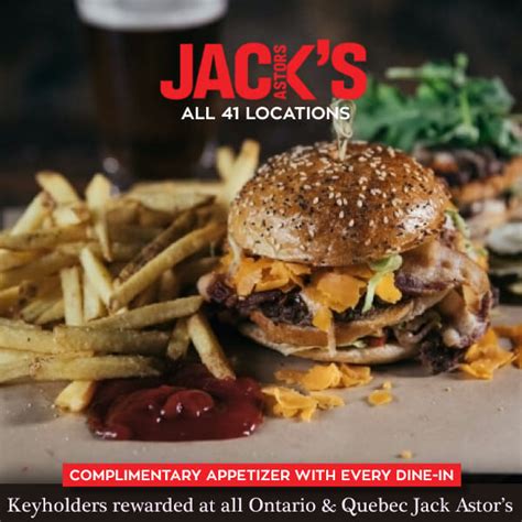 Toronto Key To The City Jack Astor S All Locations Across Ontario