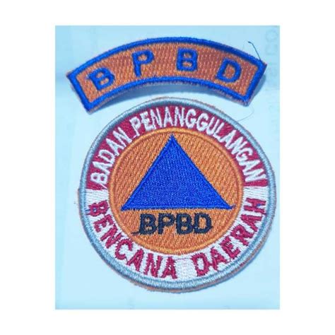 Logo Bpbd Badan Penanggulangan Bencana Daerah Bordir Komputer Lazada