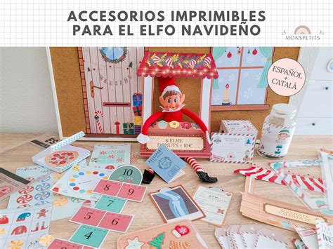 Accesorios Imprimibles Elfo Navidad Juegos Elfo Tradicion