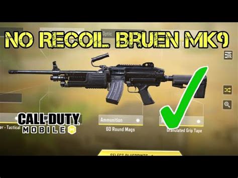 No Recoil Bruen Mk Gunsmith Gameplay In Cod Mobile Call Of Duty