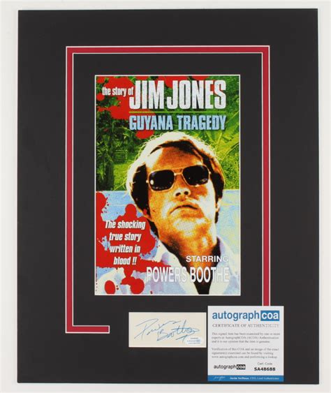 Powers Boothe Signed Guyana Tragedy The Story Of Jim Jones 16x20