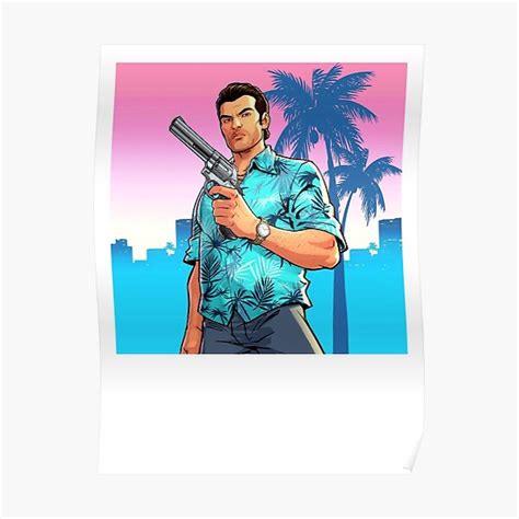 Tommy Vercetti Game Premium Matte Vertical Poster