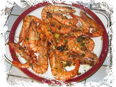 Gambas Flamb Es L Eau De Vie L Ail Et Au Persil Recette Ptitchef