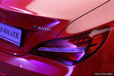 Mercedes Benz CLA Facelift Launched In Msia CLA200 RM237k CLA250