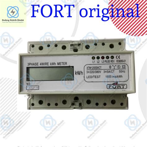 Jual Kwh Meter 3 Phase Analog Xtm1250sct And Digital Xtm1250sact Fort Shopee Indonesia