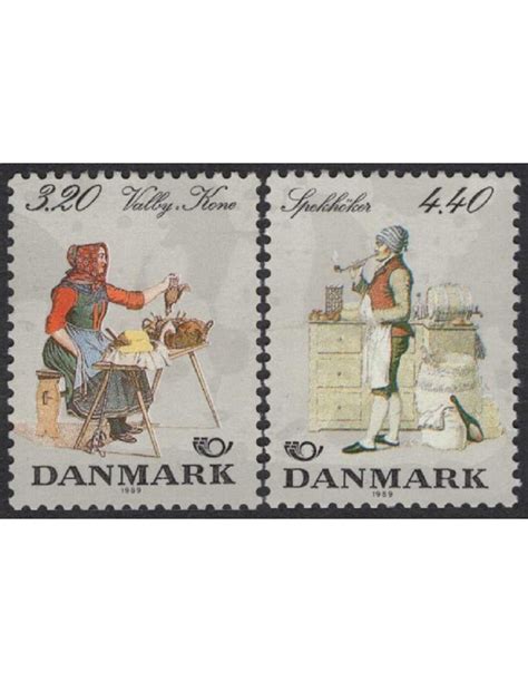 Dinamarca 1989 Correo Nº 00950 51 MNH Costumbre