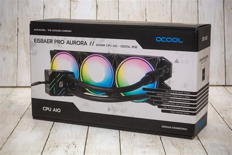 Alphacool Eisbaer Pro Aurora 360 Cpu Review An Expandable All Copper Aio