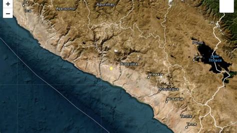 Arequipa Fuerte Sismo De Magnitud Sacude La Costa Sur Del Per