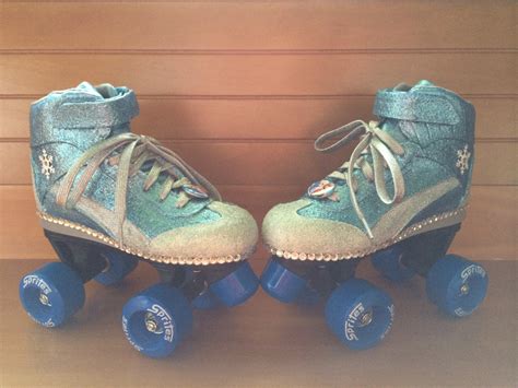 Frozen Inspired Glitter Roller Skates Girls by BlingBlingSkates