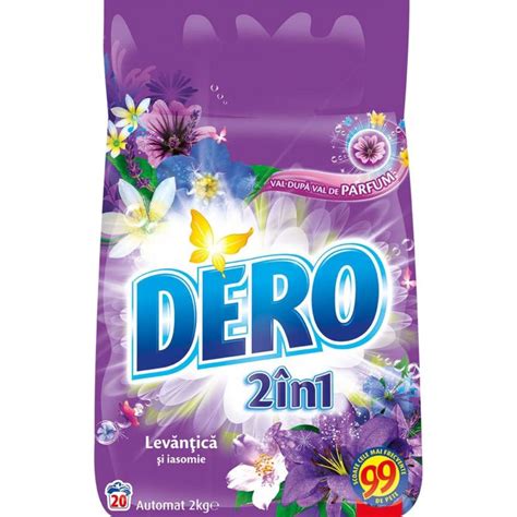 Detergent Automat Dero 2in1 Levantica Si Iasomie 2kg 20 Spalari