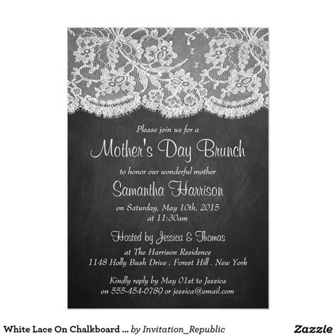 Mother S Day Brunch Invitation Card