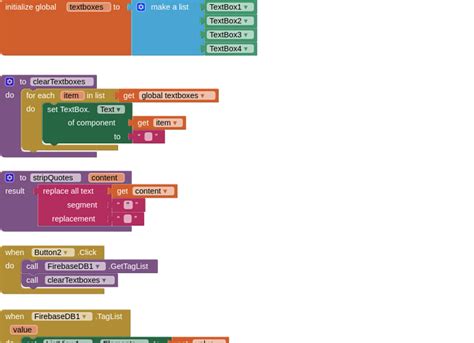 Eliminar Modificar Y Buscar Con Firebase MIT App Inventor Help MIT