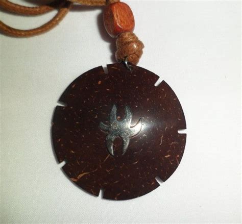 Sri Lanka Ceylon Handcrafted Coconut Shell Pendant By Laksala Coconut