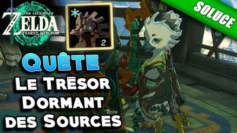 Le Trésor Dormant des Sources Quête Solution Zelda Tears Of The