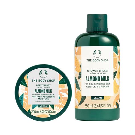 Buy The Body Shop Almond Milk Honey Body Cream Yogurt Combo Online