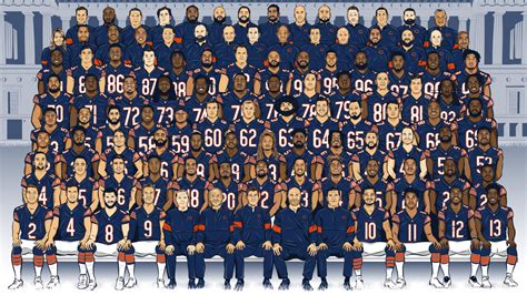 Bears team photos through the years