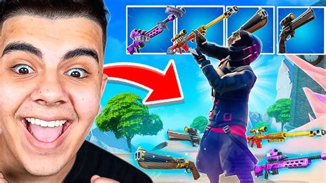 JUNTEI TODAS AS ARMAS EXÓTICAS DA NOVA TEMPORADA 5 NO FORTNITE OU