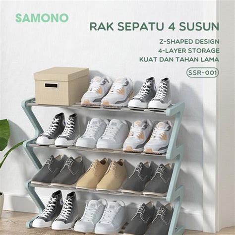 Jual Samono Ssr Bonbox Bfs Rak Sepatu Susun Shoe Rack Sandal