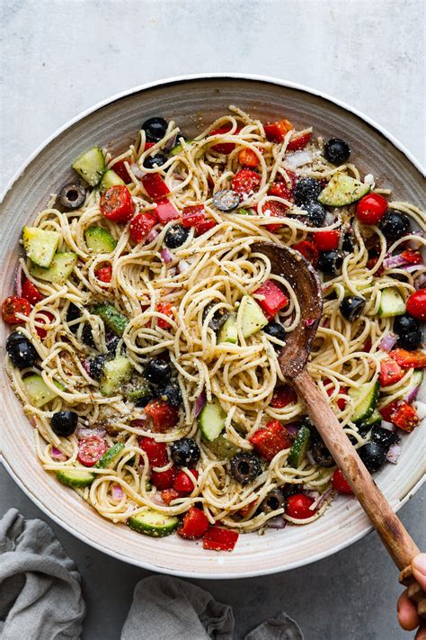 California Spaghetti Salad Recipe The Recipe Critic Red Chiles