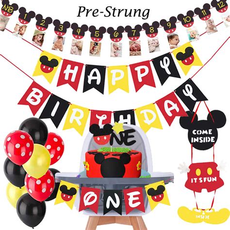 Mickey Mouse 1st Birthday Decorations