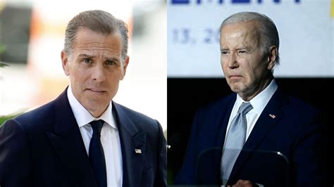 Pres Biden Will Not Pardon Hunter Or Commute Sentence He Says Fox 5