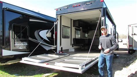 7 Pics Toy Hauler Ramp Screen Room And Description Alqu Blog