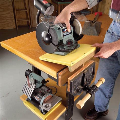 Mobile-but-Secure Benchtop Tools — The Family Handyman