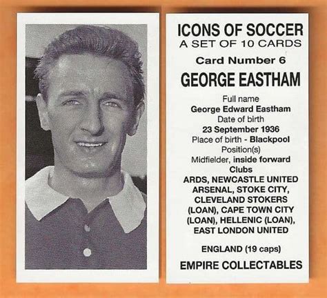 Arsenal George Eastham 6 Ecios 1