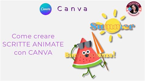 Come Creare Scritte Animate Con Canva Con Effetto Spettacolare Youtube