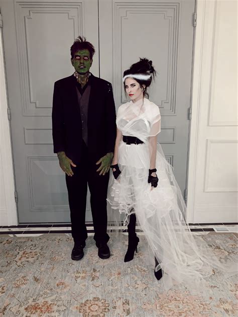 Recreating Last Years Halloween Costumes Rach Parcell Bride Of Frankenstein Halloween