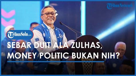 Ketua Umum Pan Zulkifli Hasan Bagi Bagi Uang Ke Nelayan Pan Bantah