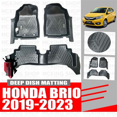 Honda Brio 2019 2023 Deep Dish Matting High Quality Material Lazada PH