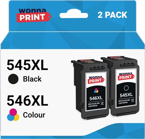 Pg 545xl Cl 546xl Remanufactured Ink Cartridges Replacement For 545 546 Compatible With Pixma