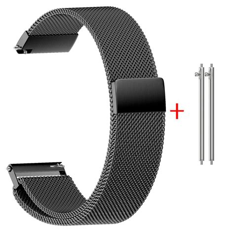 Luxury Universal Milanese Magnetic Loop Stainless Steel Watch Strap