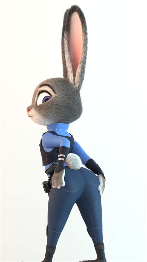 3d Judy Hopps - by iliketurtles65 : r/furry