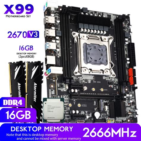 Atermiter X D Ddr Conjunto De Placa M E Xeon E V Lga