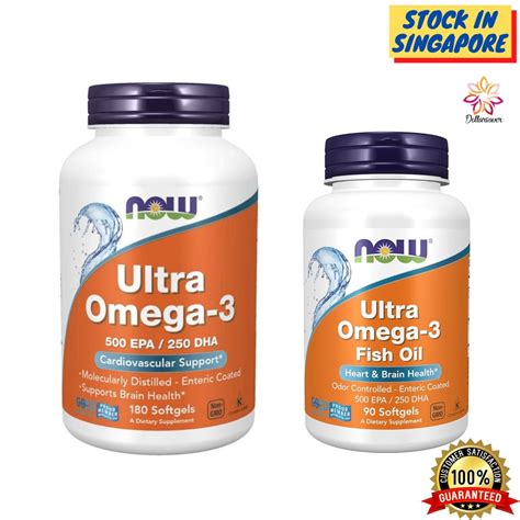 Now Ultra Omega Fish Oil Softgels Softgels Shopee Singapore