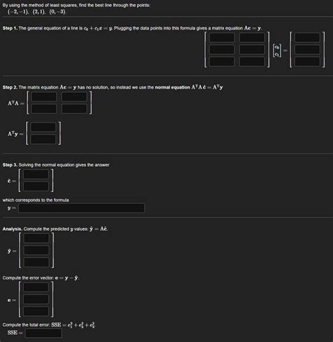 Answered By Using The Method Of Least Squares … Bartleby