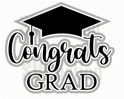 Congrats Grad Cake Topper Svg Svg Nation