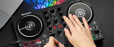 Party Mix DJ Controllers with Built-In Light Show | Numark