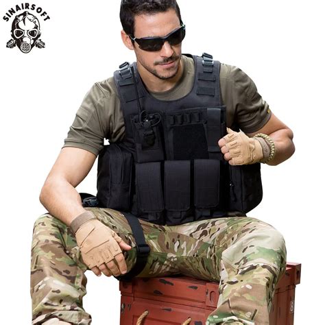 Sinairsoft Camouflage Hunting Military Tactical Vest Wargame Body Molle