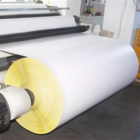 Semi Glossy Shipping Label Jumbo Roll Raw Material Jumbo Rolls Self
