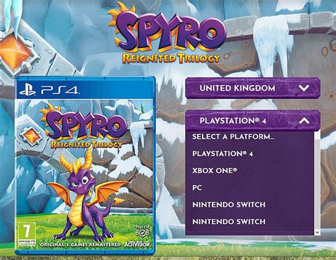 Spyro Reignited Trilogy Website Lists Pc And Nintendo Switch Versions
