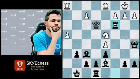 SACRIFICING THE ROOK FOR AN ADVANTAGE Magnus Carlsen Vs Hans Niemann