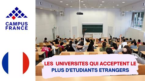 Les Universit S Qui Acceptent Plus D Tudiants Trangers Sur Campus